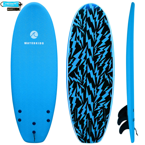 4'10 Kids Surfboard - Ocean Blue