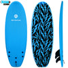 Kids Surfboard & Leash - Ocean Blue