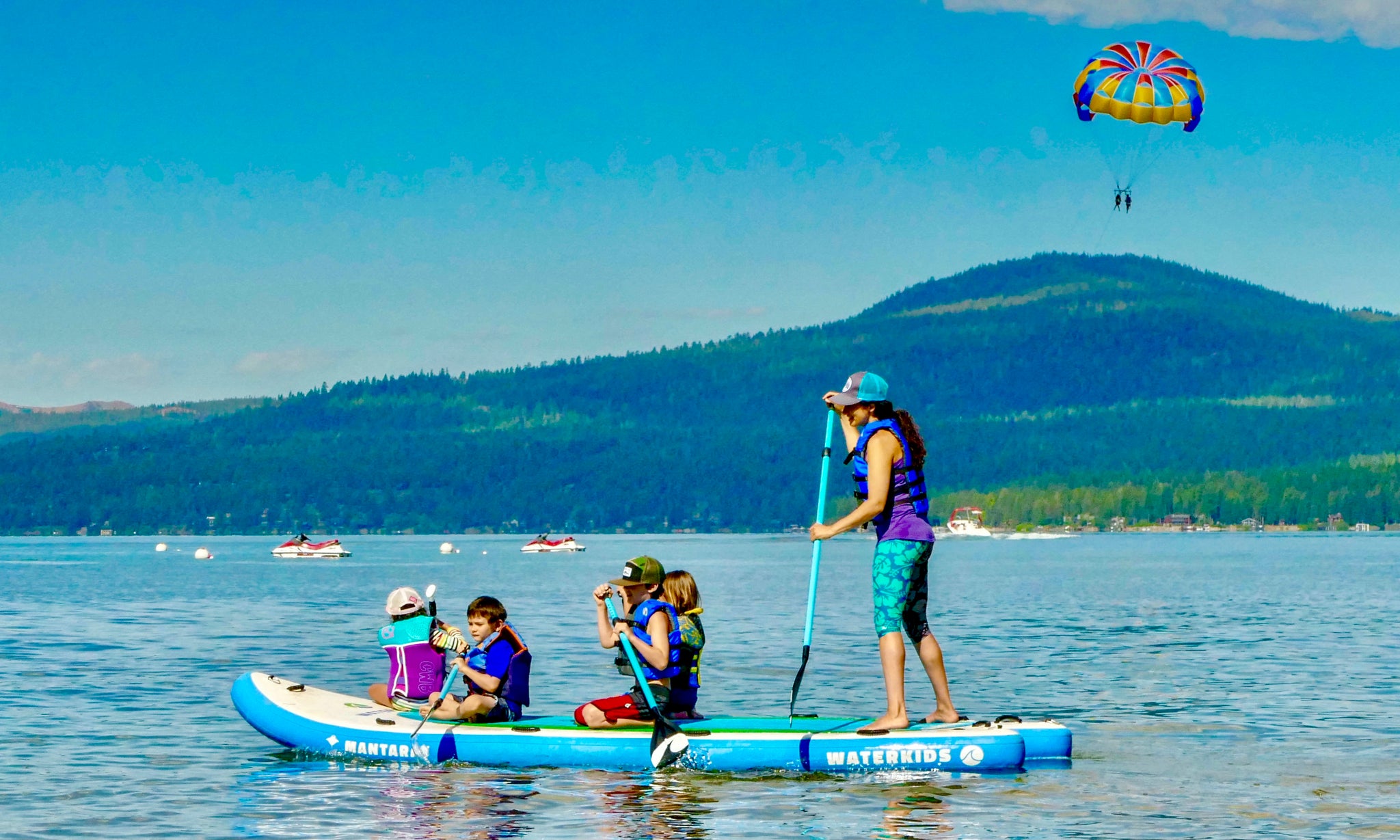 family paddle board sup for kids camps schools