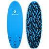waterkids ocean blue soft top surfboard for kids. Foam 4'10ft shortboard for youth size surfers.