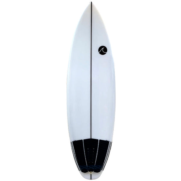 5ft high performance fiberglass kids surfboard for youth size surfers. Fiberglass surfboard for kids with stringer, traction pad and carbon fiber reinforcements
