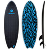 Waterkids surfboard for kids and youth size surfers. Built in a reef fish retro swallow tail and 3 fin high performance thruster setup for making the best turns and getting barrels and tubes on waves at the beach.