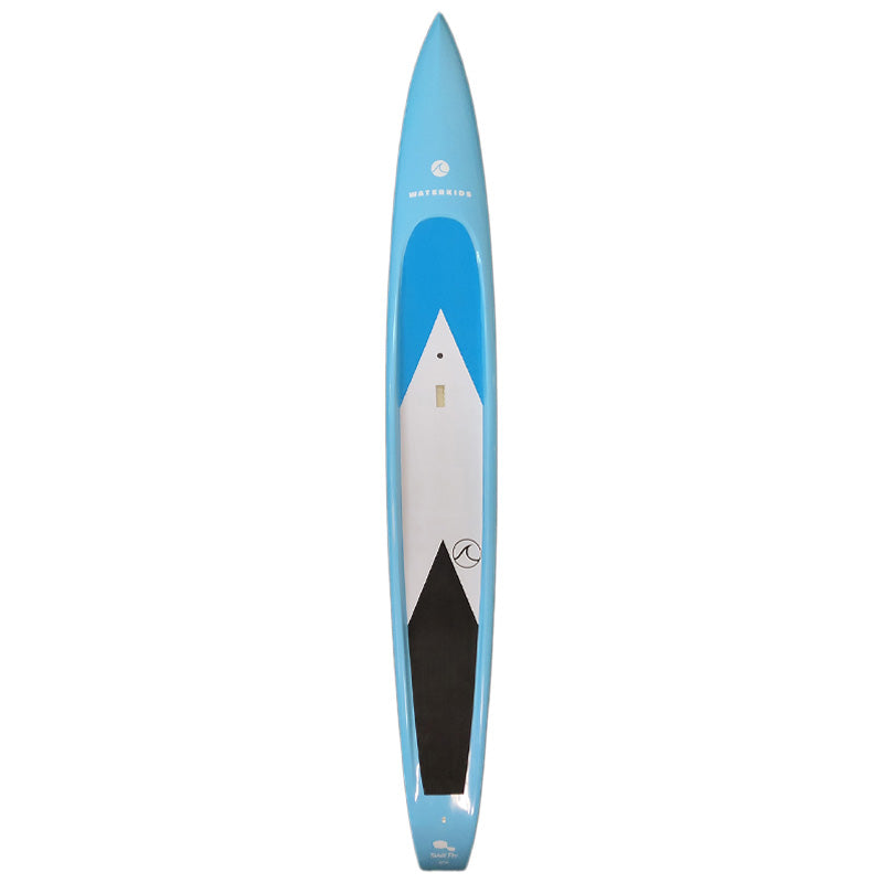 Waterkids Tahiti Pro Kids race SUP paddle board that is built in full carbon fiber construction, specifically designed for youth paddle board racers and as high quality as any adult race sup paddleboard