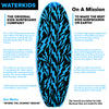 The waterkids 4'10 surf kids surfboard for beginners learning how to surf and catch waves for the first time